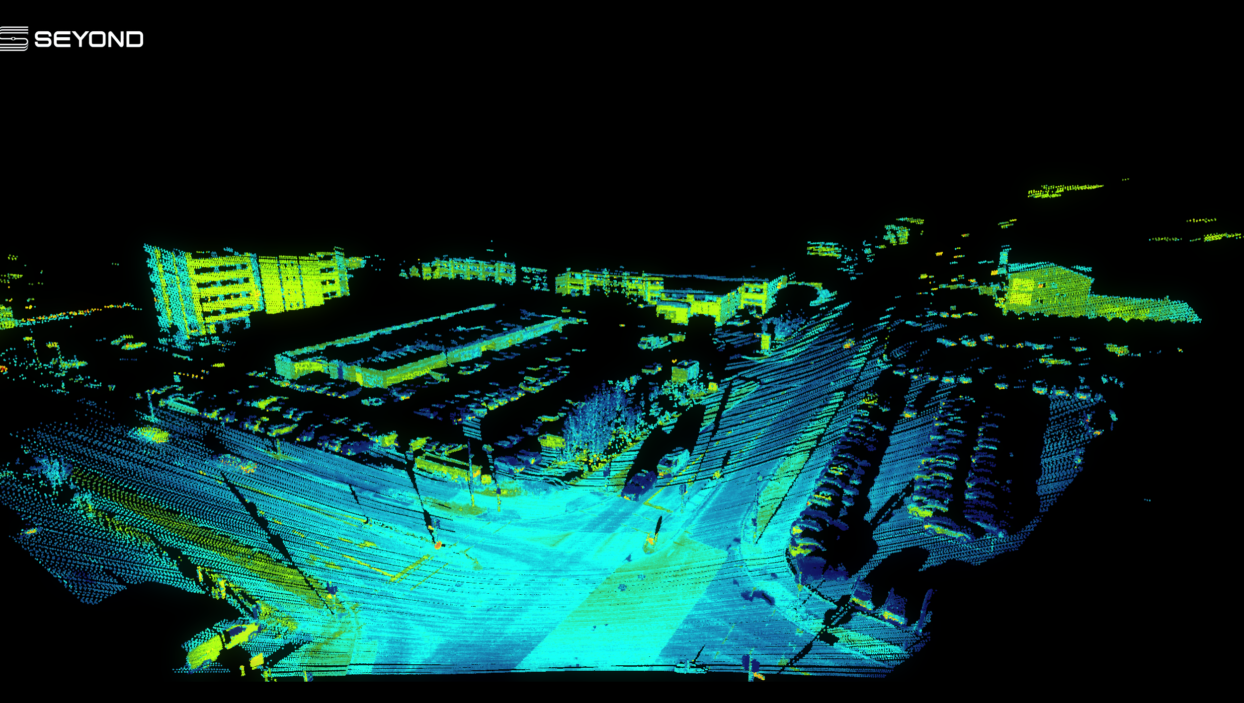 Point cloud data - Intersection in Iceland